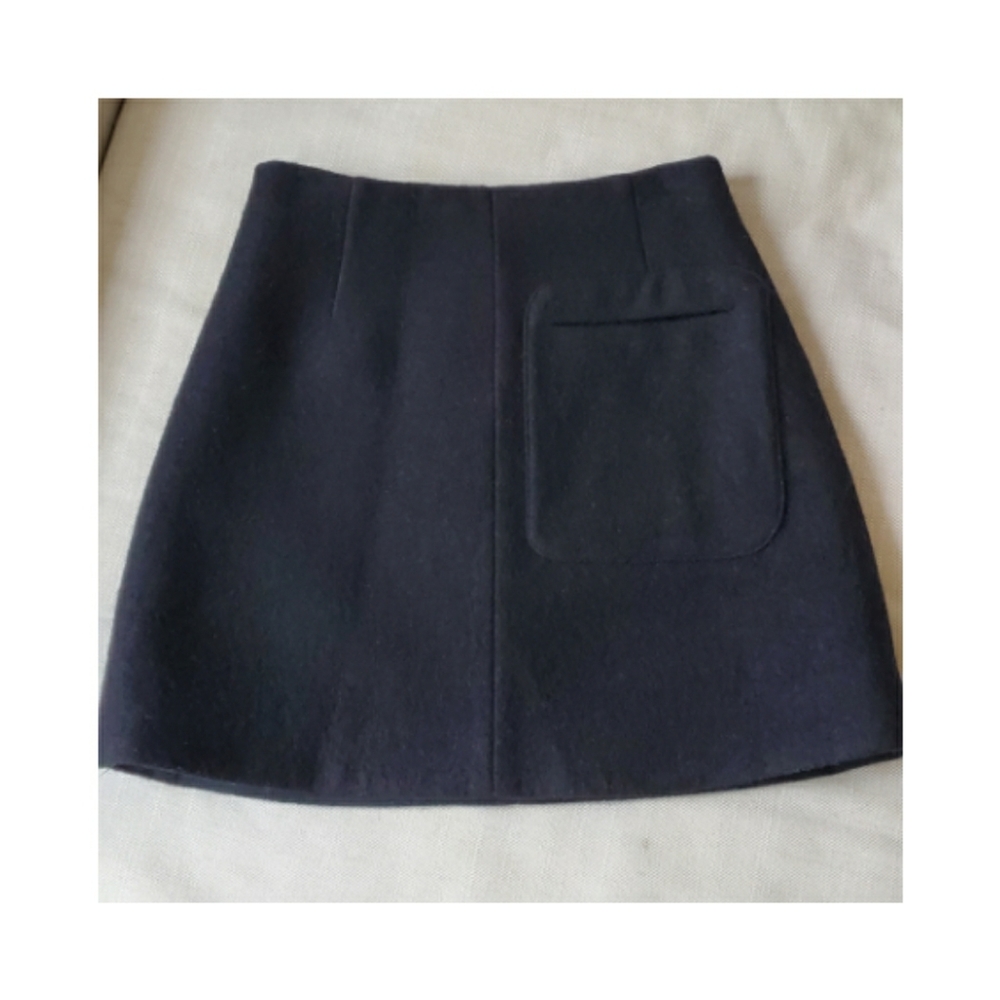 COS boiled wool skirt